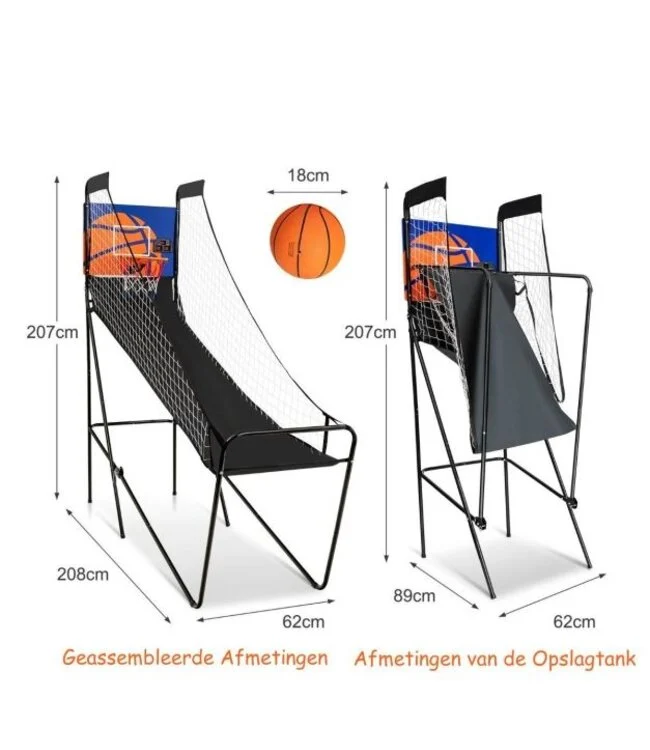 Basketbalspel Arcade