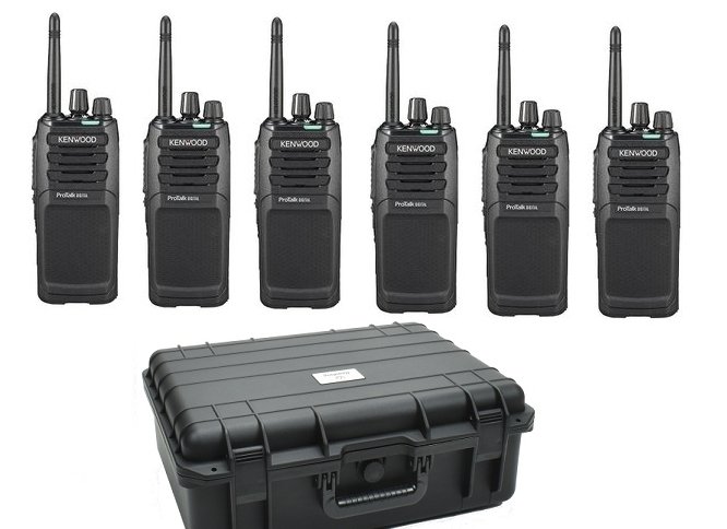 Kenwood portofoon (set 6x)